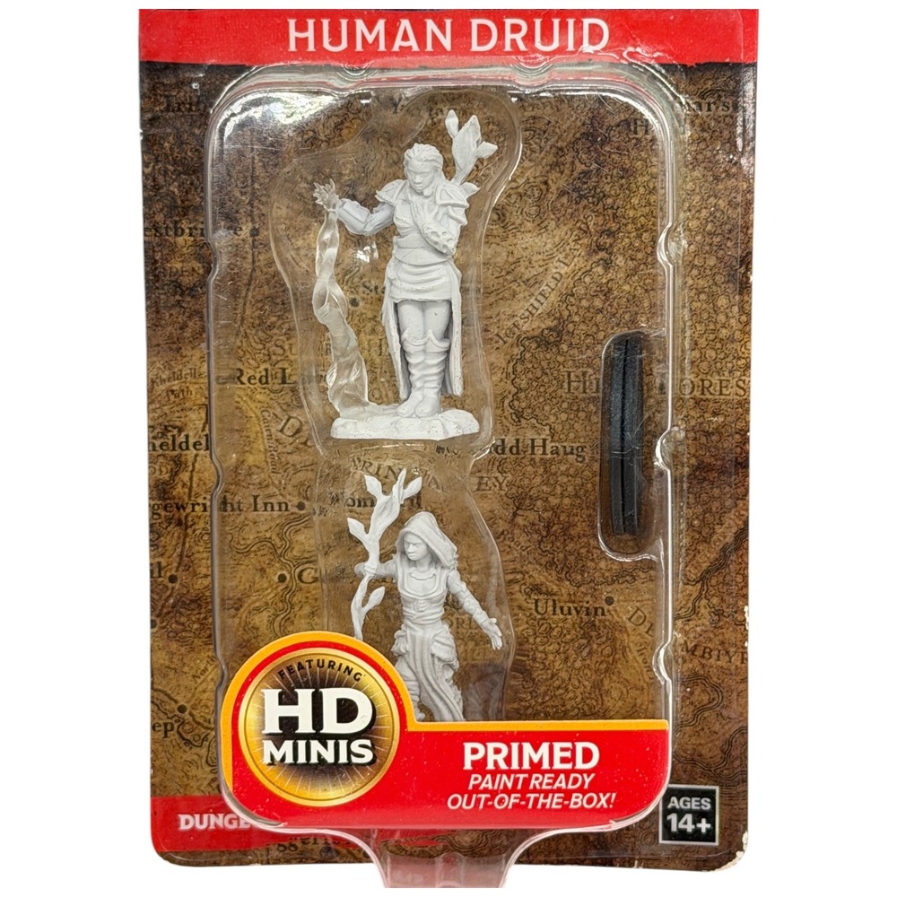 WizKids Dungeons Dragons Nolzur's Marvelous Miniatures Half Orc Barbarian Druid - Picture 3 of 4